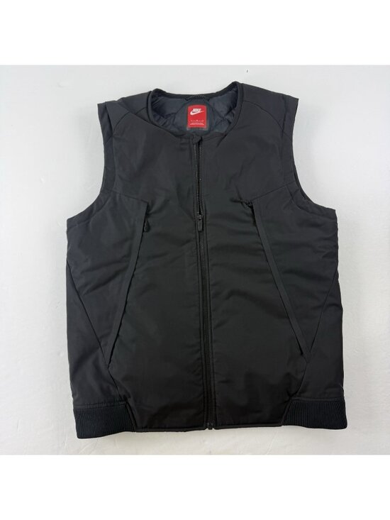 Nike Other - Nike Tech Fleece Winter Poly Down Feather Puffer Vest Rain Jacket Sz. Large